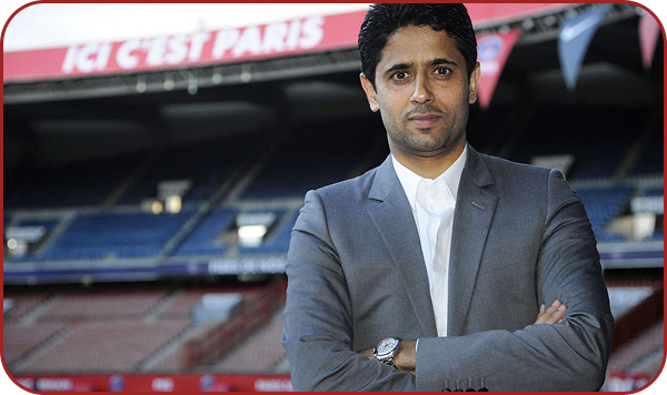 photo de Nasser al-Khelaïfi au parc des princes